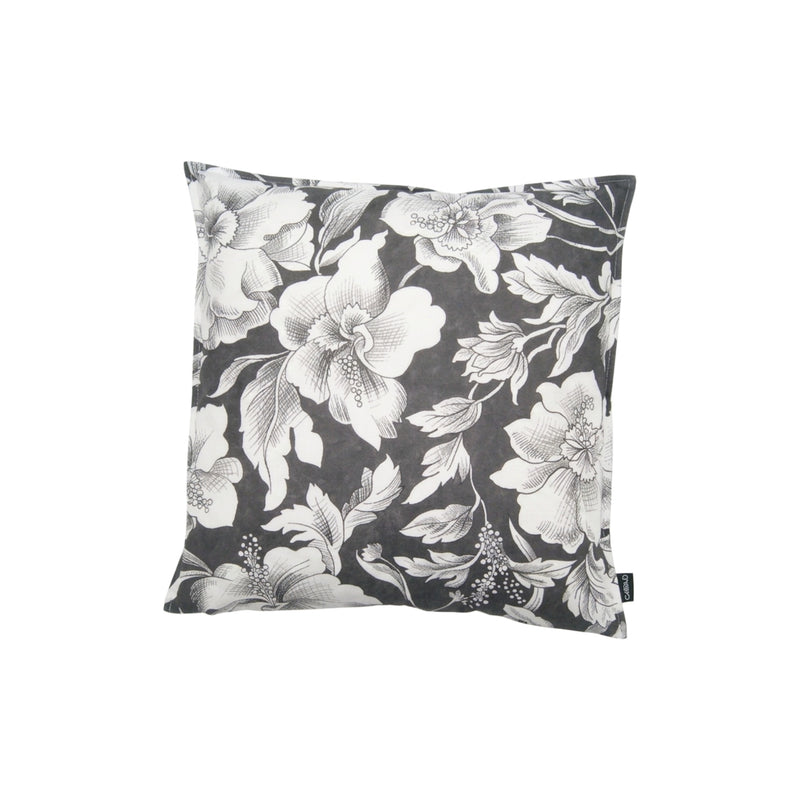Kissenbezug - Outdoor - Flora – anthrazit