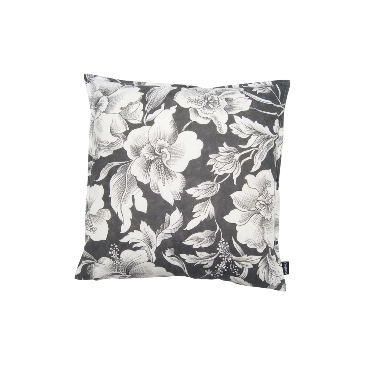 Kissenbezug - Outdoor - Flora – anthrazit