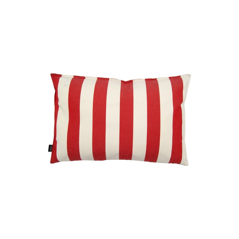 Kissenbezug - Outdoor - Ikat Streifen – rot