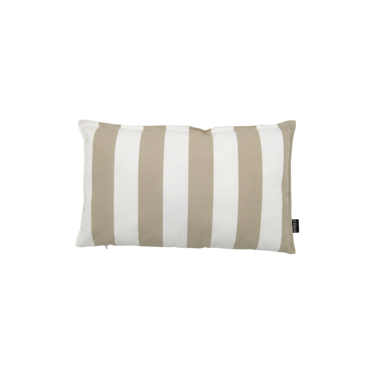 Kissenbezug - Outdoor - Ikat Streifen – taupe