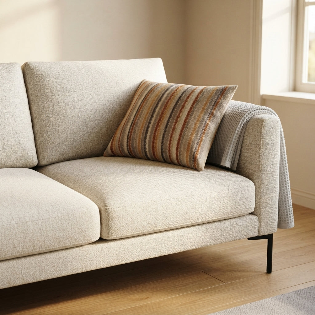 Kissenbezug - Elio - Grau Cognac - Couch Ambiente 2