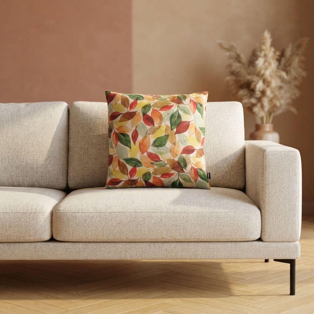 Kissenbezug - Leaf Dance - Bunt - Couch Ambiente 1