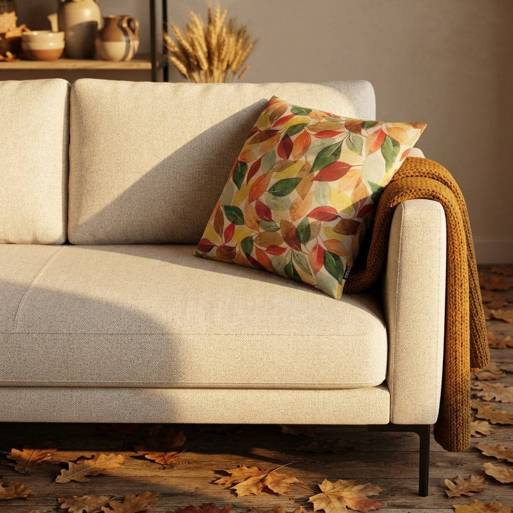 Kissenbezug - Leaf Dance - Bunt - Couch Ambiente 2